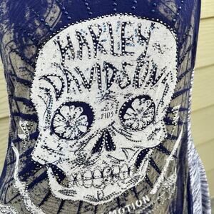 NO LONGER AVAILABLE.  
Harley Davidson women’s size XL tank top with beading